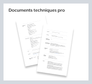 Documents techniques professionnels